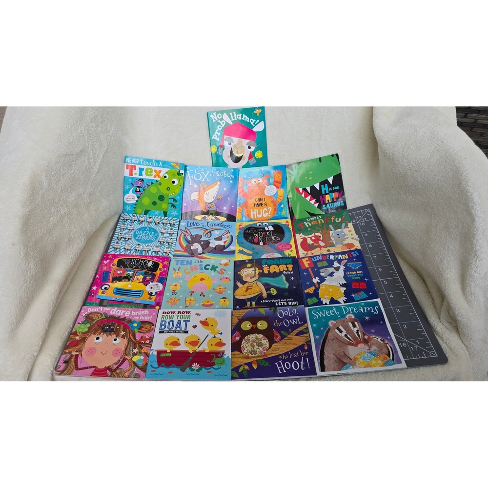 Lot of 15 Make Believe Ideas Childrens Books Never Touch a T Rex Worry Monsters